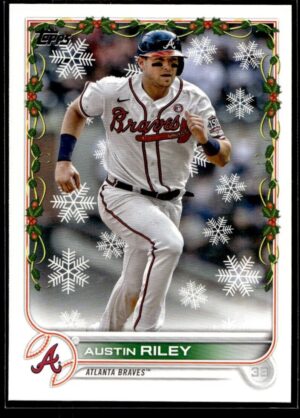 _10 2022 Topps Holiday Atlanta Braves #HW146 Austin Riley
