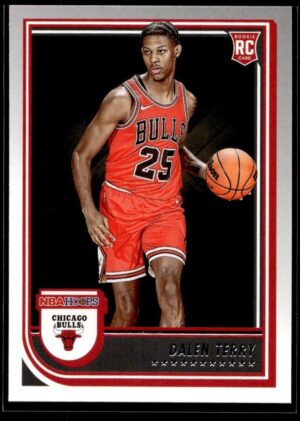 2022 NBA Hoops Chicago Bulls #248 Dalen Terry RC Rookie