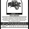 2022 NBA Hoops Orlando Magic #281 Paolo Banchero RC Rookie Tribute