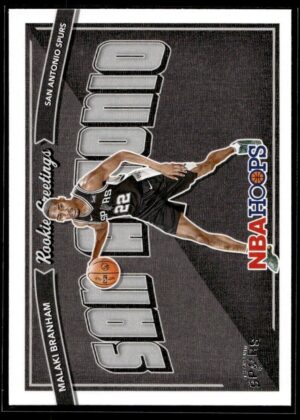 _10 2022 Hoops Rookie Greetings San Antonio Spurs #20 Malaki Branham
