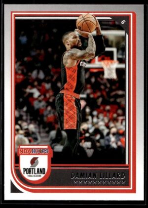 _10 2022 NBA Hoops Portland Trail Blazers #208 Damian Lillard