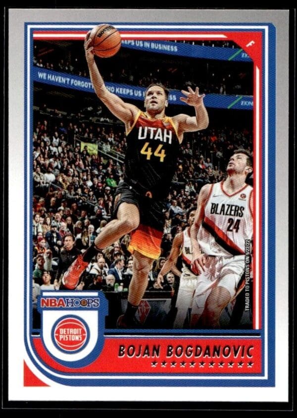 _10 2022 NBA Hoops Detroit Pistons #217 Bojan Bogdanovic