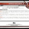 2002 Bowman University  #90 Patrick Baldwin Jr.
