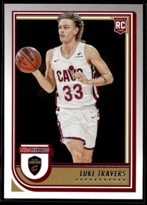 2022 NBA Hoops Cleveland Cavaliers #272 Luke Travers RC Rookie