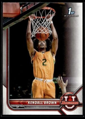 2002 Bowman University  #63 Kendall Brown