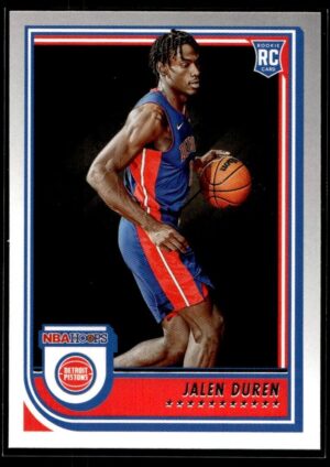 _10 2022 NBA Hoops Detroit Pistons #243 Jalen Duren RC Rookie