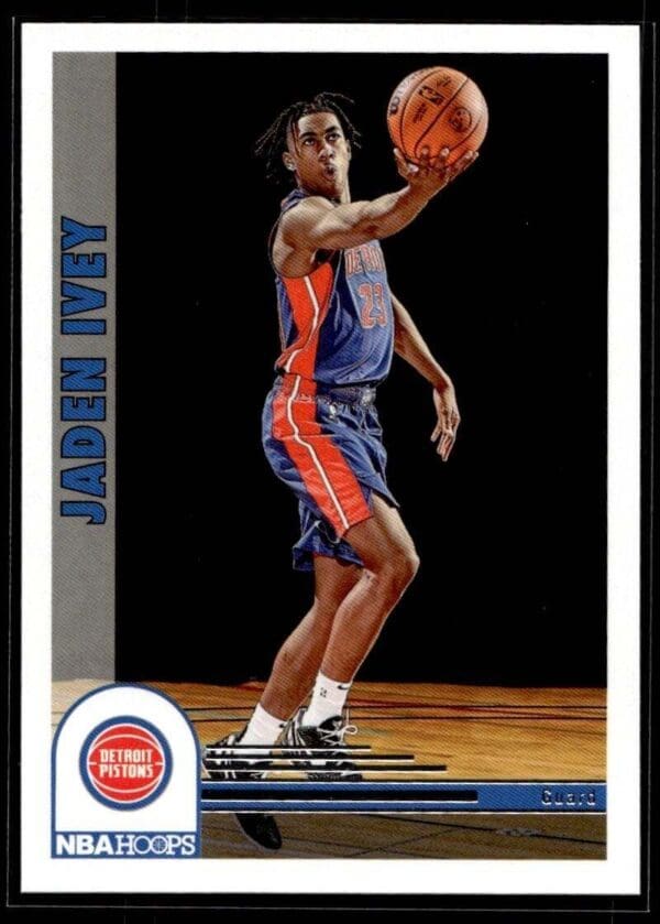 2022 NBA Hoops Detroit Pistons #285 Jaden Ivey RC Rookie Tribute