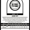 2022 NBA Hoops Detroit Pistons #285 Jaden Ivey RC Rookie Tribute