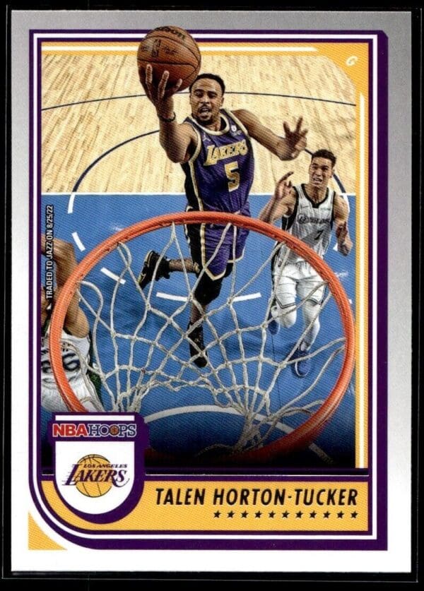 2022 NBA Hoops Los Angeles Lakers #175 Talen Horton-Tucker