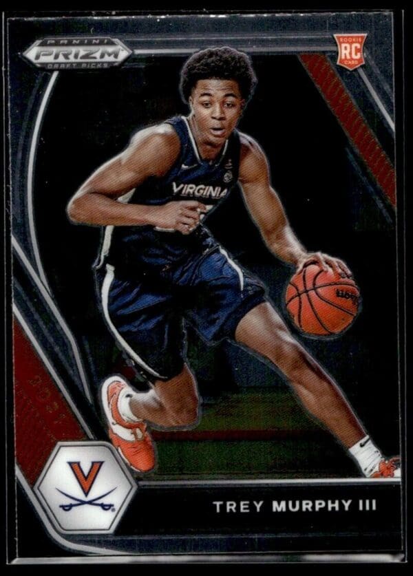 2021 Panini Prizm Draft Picks Virginia Cavaliers #40 Trey Murphy III RC Rookie