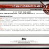 2002 Bowman University  #68 Josiah-Jordan James