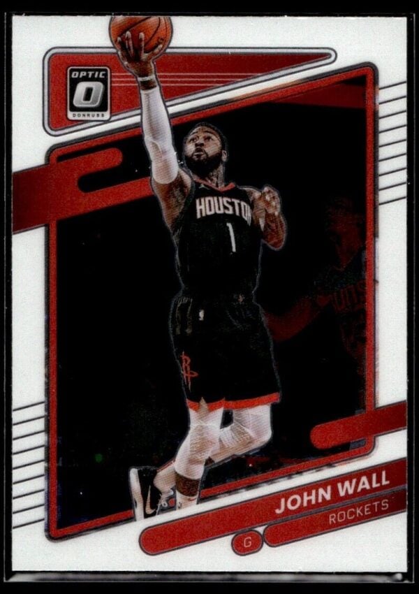 _10 2021 Donruss Optic Houston Rockets #117 John Wall