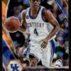 2021 Panini Prizm Draft Picks Kentucky Wildcats #97 Rajon Rondo Orange Cracked I