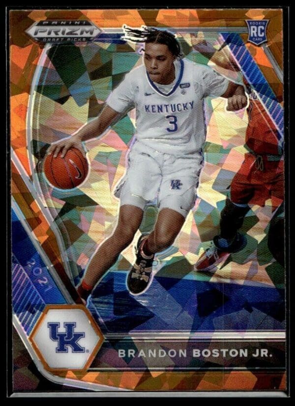 2021 Panini Prizm Draft Picks Kentucky Wildcats #24 Brandon Boston Jr. RC Rookie