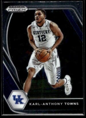 2021 Panini Prizm Draft Picks Kentucky Wildcats #67 Karl-Anthony Towns