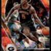 2021 Panini Prizm Draft Picks Georgia Bulldogs #65 Anthony Edwards Orange Cracke
