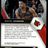 2021 Panini Prizm Draft Picks Louisville Cardinals #38 David Johnson RC Rookie