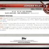 2002 Bowman University  #21 Jordan Riley