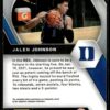 2021 Panini Prizm Draft Picks Duke Blue Devils #10 Jalen Johnson RC Rookie Orang