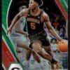 2021 Panini Prizm Draft Picks Georgia Bulldogs #65 Anthony Edwards Green Prizm