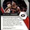 2021 Panini Prizm Draft Picks Georgia Bulldogs #65 Anthony Edwards Green Prizm