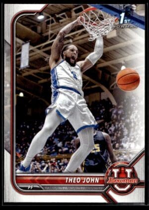 2002 Bowman University  #42 Theo John