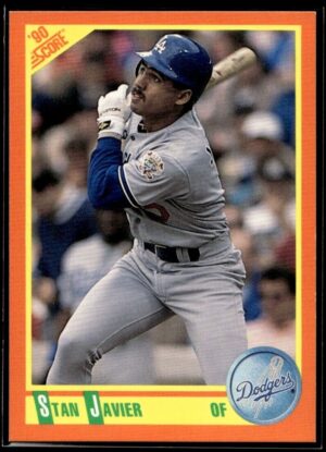 1990 Score Rookie & Traded Los Angeles Dodgers #52T Stan Javier