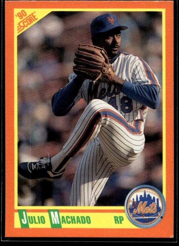 _10 1990 Score Rookie & Traded New York Mets #92T Julio Machado