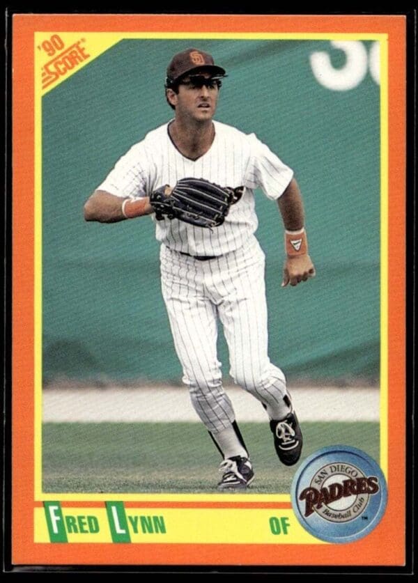 1990 Score Rookie & Traded San Diego Padres #20T Fred Lynn