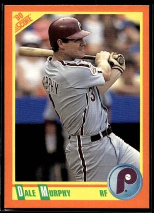 1990 Score Rookie & Traded Philadelphia Phillies #31T Dale Murphy