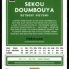 2020 Donruss Optic Detroit Pistons #19 Sekou Doumbouya