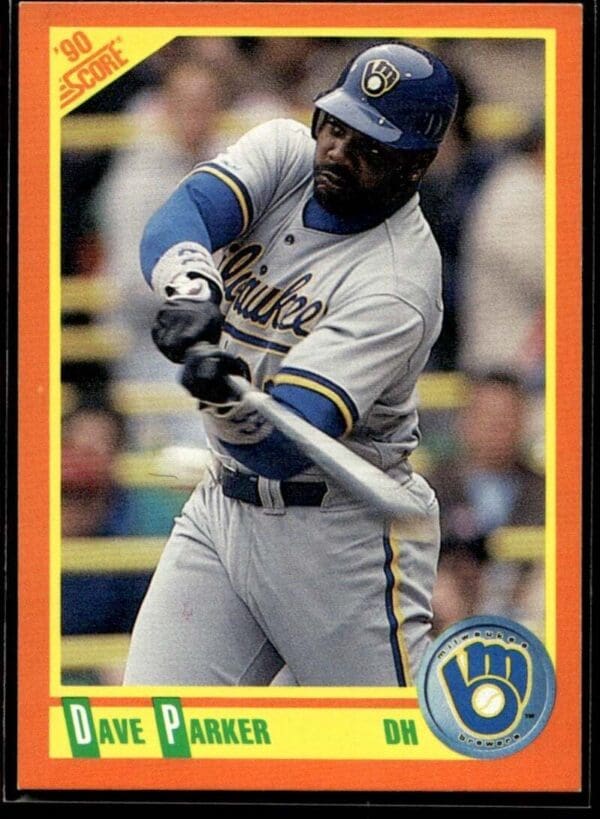 _10 1990 Score Rookie & Traded Milwaukee Brewers #12T Dave Parker