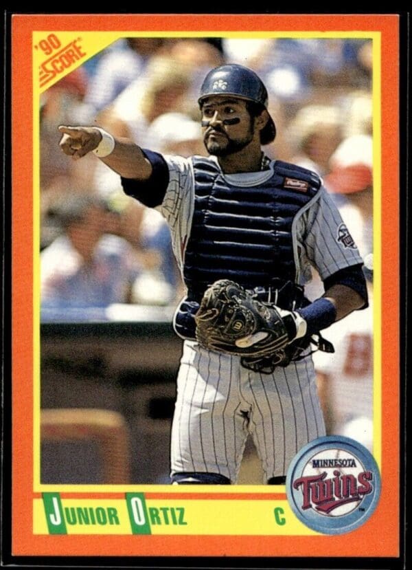 1990 Score Rookie & Traded Minnesota Twins #66T Junior Ortiz