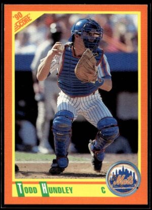 _10 1990 Score Rookie & Traded New York Mets #76T Todd Hundley RC Rookie