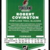2021 Donruss Portland Trail Blazers #31 Robert Covington Orange Holo Laser