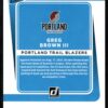 2021 Donruss Portland Trail Blazers #245 Greg Brown III RC Rookie