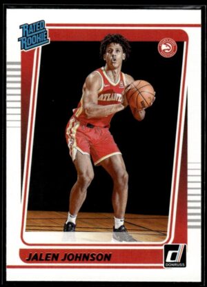 2021 Donruss Atlanta Hawks #231 Jalen Johnson RC Rookie