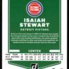2021 Donruss Detroit Pistons #113 Isaiah Stewart Orange Holo Laser