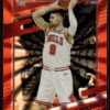 2021 Donruss Chicago Bulls #155 Nikola Vucevic Orange Holo Laser