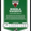 2021 Donruss Chicago Bulls #155 Nikola Vucevic Orange Holo Laser