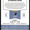 2020 Panini Chronicles Memphis Grizzlies #133 Desmond Bane
