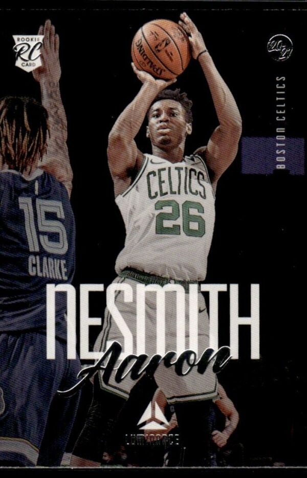 _10 2020 Panini Chronicles Luminance Boston Celtics #162 Aaron Nesmith RC Rookie