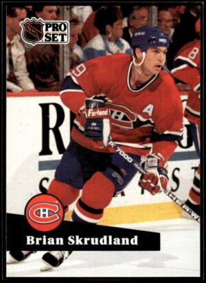_10 1991 Pro Set Montreal Canadiens #127 Brian Skrudland