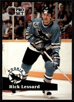 1991 Pro Set San Jose Sharks #560 Rick Lessard RC Rookie