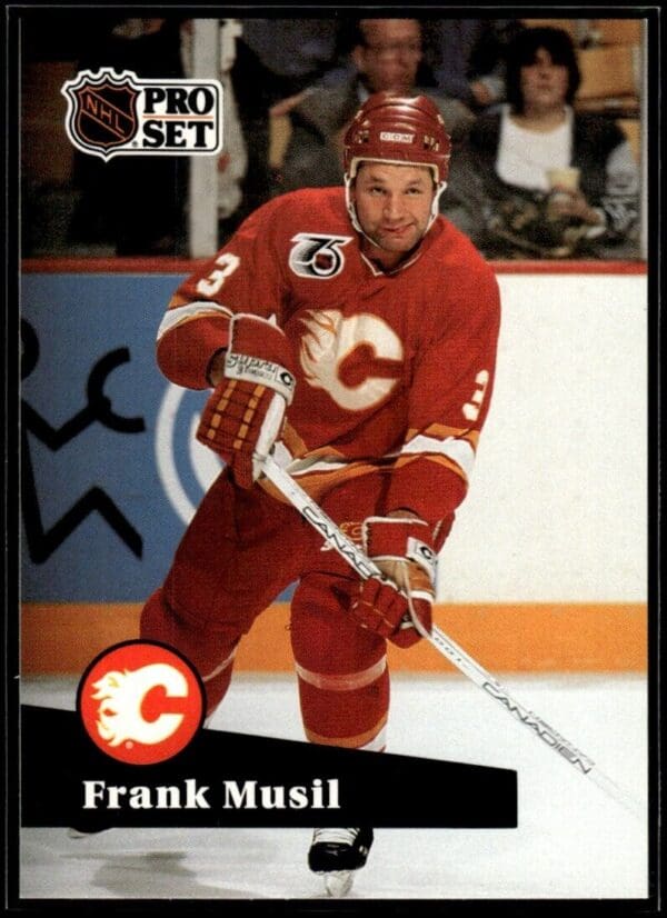 1991 Pro Set Calgary Flames #368 Frank Musil