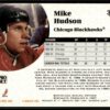 1991 Pro Set Chicago Blackhawks #369 Mike Hudson