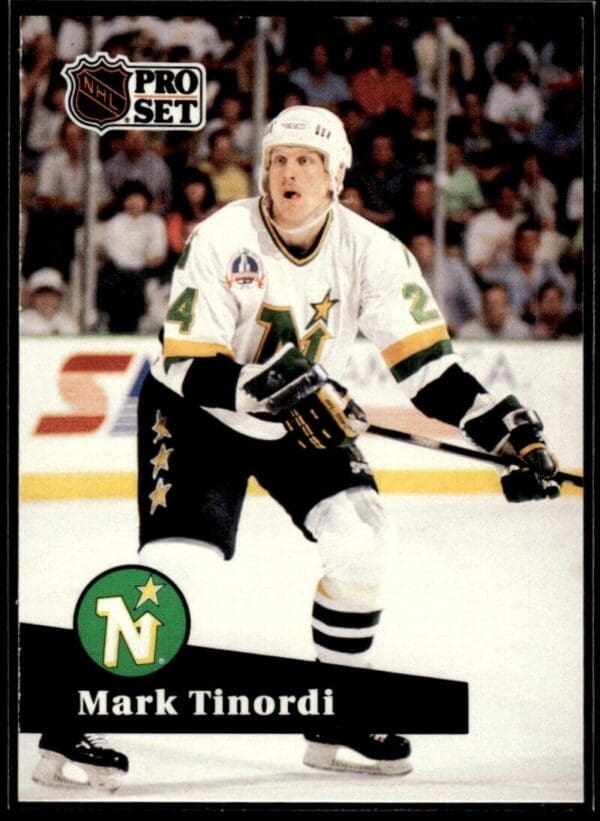 1991 Pro Set Minnesota North Stars #107 Mark Tinordi