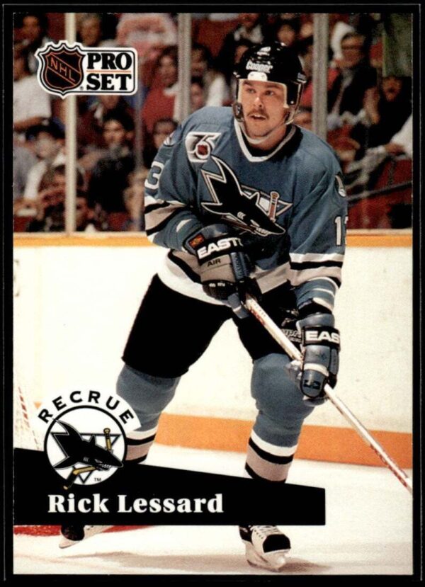 1991 Pro Set San Jose Sharks #560 Rick Lessard RC Rookie