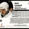 1991 Pro Set San Jose Sharks #560 Rick Lessard RC Rookie
