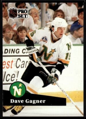 1991 Pro Set Minnesota North Stars #108 Dave Gagner